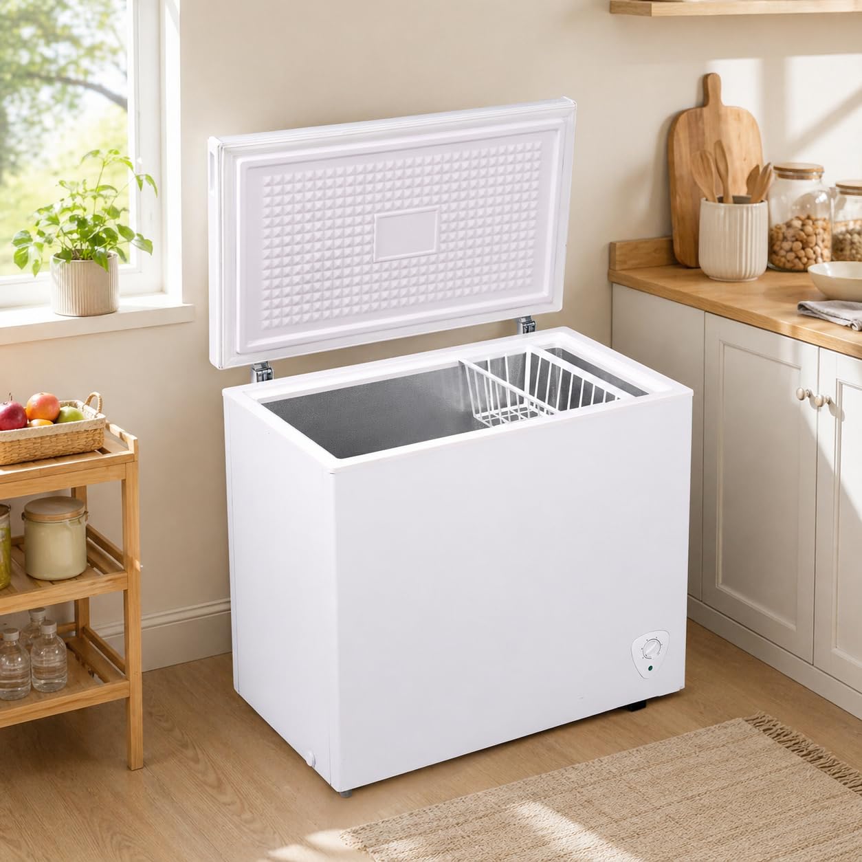 Amazon.co.jp: 冷凍庫 250L/300L | ホワイト 上開き | 大容量 チェスト